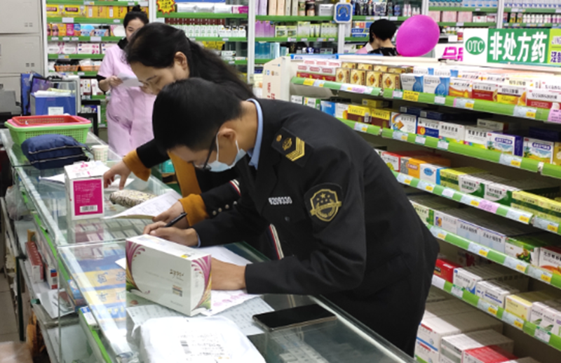 泾川县食品药品检验检测中心开展医疗器械抽检工作